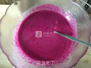 #ACA烘焙明星大赛#火龙果酸奶雪糕的做法步骤:11