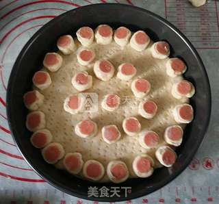 #ACA烘焙明星大赛# 花边披萨的做法步骤:11