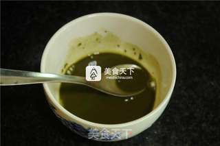 #ACA烘焙明星大赛#无油少糖的豆浆抹茶蛋糕的做法步骤:5