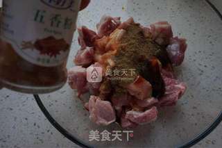 #ACA烘焙明星大赛#烤牙签肉的做法步骤:3