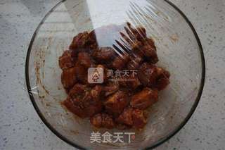 #ACA烘焙明星大赛#烤牙签肉的做法步骤:5