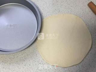 #ACA烘焙明星大赛#脆底鲜虾鸡肉披萨的做法步骤:10