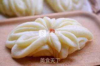 #ACA烘焙明星大赛#雪莲花馒头的做法步骤:33