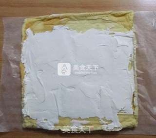 #ACA烘焙明星大赛# 小四奶油蛋糕卷的做法步骤:16