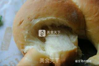#ACA烘焙明星大赛#蛋黄麻花面包的做法步骤:8