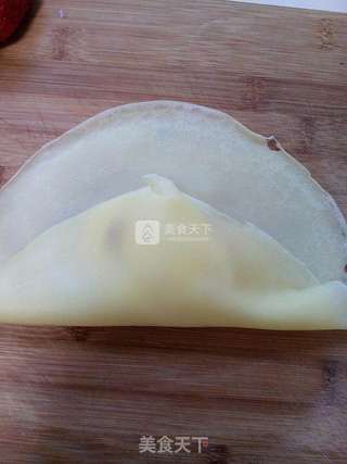 草莓班戟的做法步骤:11