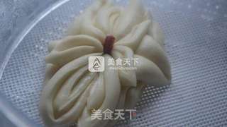 #ACA烘焙明星大赛#雪莲花馒头的做法步骤:27