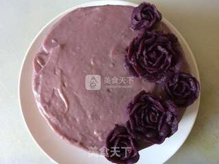 #ACA烘焙明星大赛#紫薯沙拉蛋糕的做法步骤:21