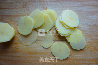 #ACA烘焙明星大赛#孜然烤薯片的做法步骤:2