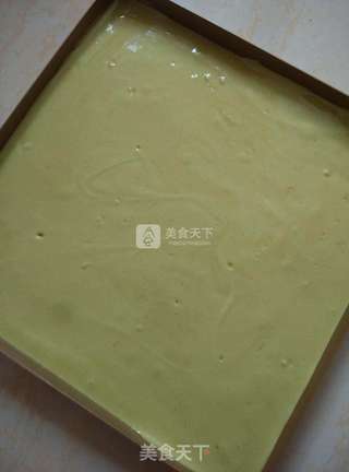 #ACA烘焙明星大赛#抹茶蜜豆蛋糕卷的做法步骤:9