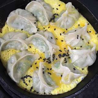 蛋煎饺的做法步骤:8