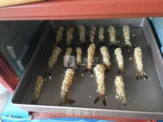 #ACA烘焙明星大赛#烤黄金脆皮虾的做法步骤:11