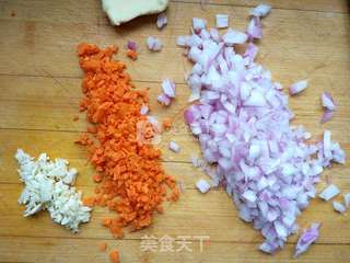 #ACA烘焙明星大赛#意式番茄肉酱的做法步骤：2