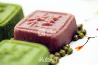 #ACA烘焙明星大赛#奶油绿豆糕的做法步骤:19
