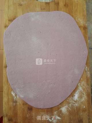 #ACA烘焙明星大赛#紫薯花卷的做法步骤:11