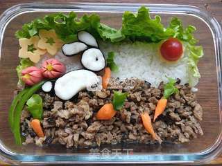#ACA烘焙明星大赛#小兔子牛肉蔬菜便当的做法步骤:12