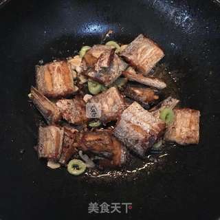 糖醋烧带鱼的做法步骤:4