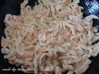 京酱肉丝的做法步骤:6