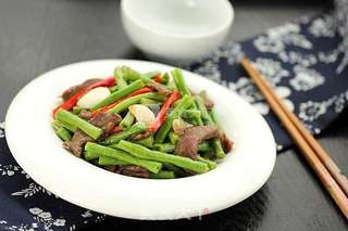 豆角炒猪心的做法步骤:9