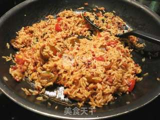 番茄炒饭 的做法步骤:4