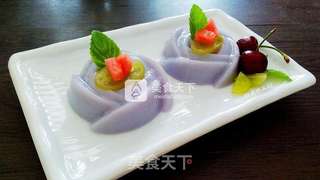 香芋布丁【极简快捷版】的做法步骤:9
