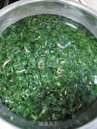 荠菜饺子的做法步骤:4