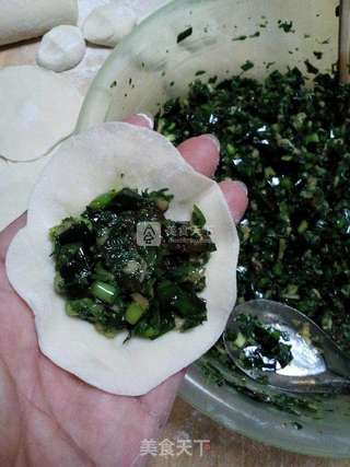 荠菜饺子的做法步骤:9