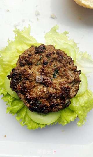 牛肉蔬菜汉堡的做法步骤：4