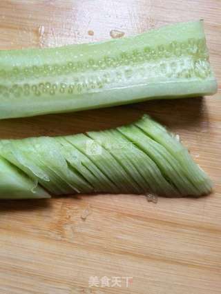 凉拌黄瓜片的做法步骤:3
