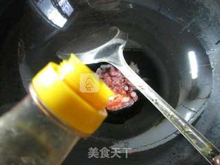 肉末韭菜炒面 的做法步骤：3