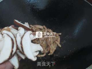 香菇肉丝面条的做法步骤:6