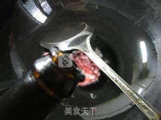 肉末韭菜炒面 的做法步骤：2