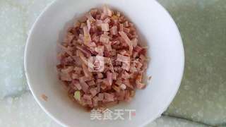 火腿花卷的做法步骤:4