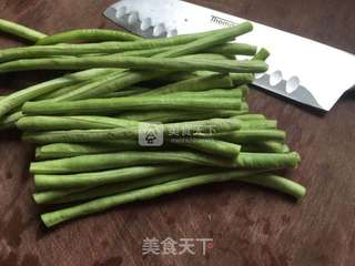 肉末炒酸豆角(附自制酸豆角做法)的做法步骤:3