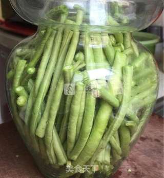 肉末炒酸豆角(附自制酸豆角做法)的做法步骤:4