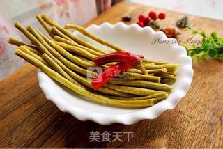 肉末炒酸豆角(附自制酸豆角做法)的做法步骤:8