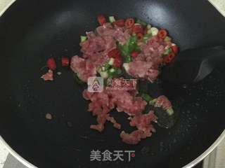 肉末炒酸豆角(附自制酸豆角做法)的做法步骤:11