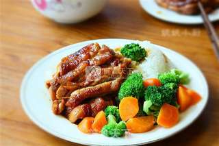 照烧鸡腿饭的做法步骤:17