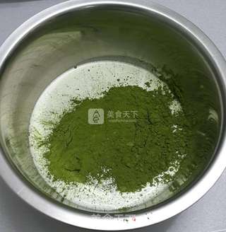 浓郁抹茶冰淇淋的做法步骤:4