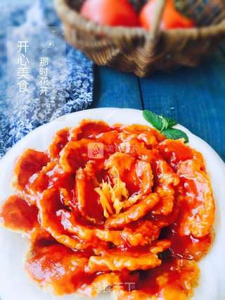 番茄里脊的做法步骤:12