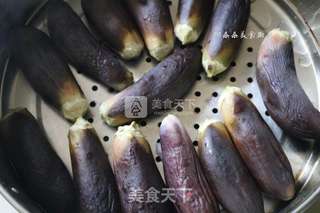 手撕蒜泥茄子的做法步骤:4