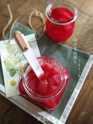 糖水蜜桃罐头的做法步骤:7
