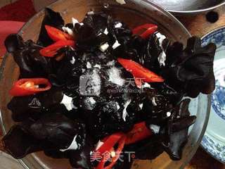 无油烟厨房-腐竹拌木耳的做法步骤:8