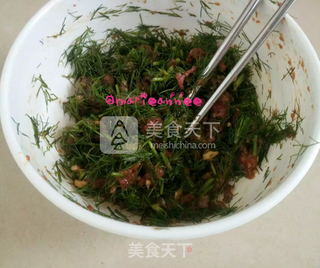 茴香肉馅生煎包的做法步骤:9