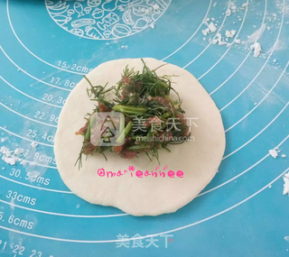 茴香肉馅生煎包的做法步骤:11