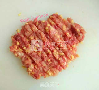 茴香肉馅生煎包的做法步骤:7
