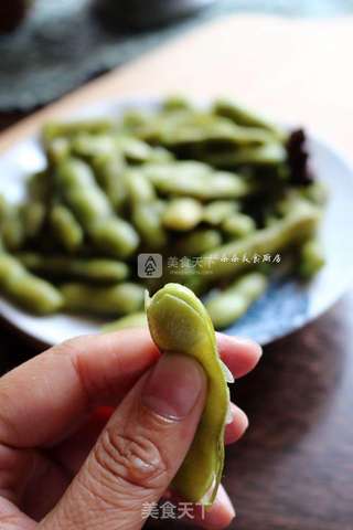 五香毛豆的做法步骤:9