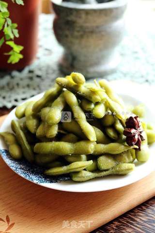 五香毛豆的做法步骤:10