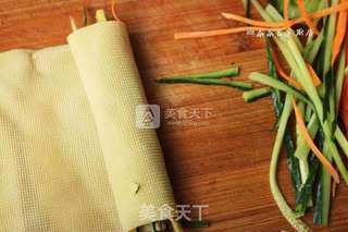 京酱肉丝的做法步骤:11