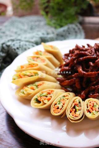 京酱肉丝的做法步骤:19